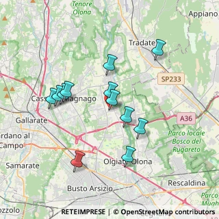 Mappa Via Magenta, 21054 Fagnano Olona VA, Italia (3.35833)
