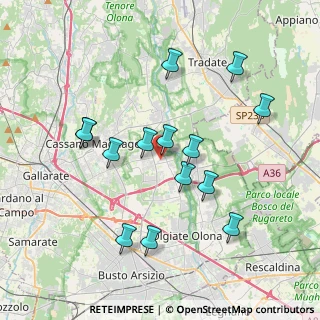 Mappa Via Cesare Cantu', 21054 Fagnano Olona VA, Italia (3.67786)