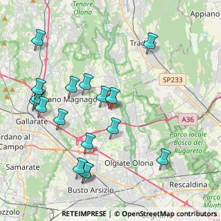 Mappa Via Magenta, 21054 Fagnano Olona VA, Italia (4.56765)