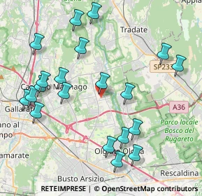 Mappa Via Magenta, 21054 Fagnano Olona VA, Italia (4.571)