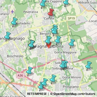 Mappa Via Magenta, 21054 Fagnano Olona VA, Italia (2.4945)