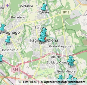 Mappa Via Cesare Cantu', 21054 Fagnano Olona VA, Italia (2.90267)