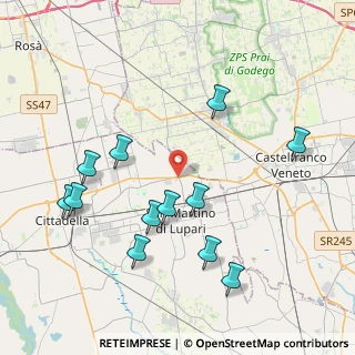 Mappa SR53, 35018 San Martino di Lupari PD, Italia (4.28417)