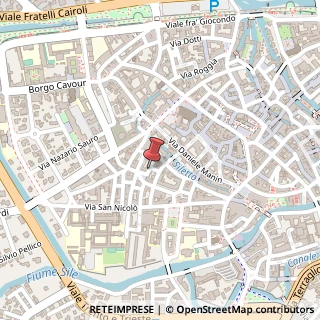 Mappa Via dei Dall'Oro, 29, 31100 Treviso, Treviso (Veneto)