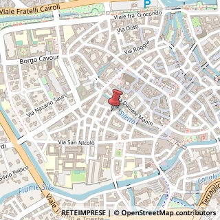 Mappa Via Andrea Giacinto Longhin, 12, 31100 Treviso, Treviso (Veneto)