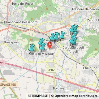 Mappa Via degli Scurizzi, 24060 Costa di Mezzate BG, Italia (1.50385)