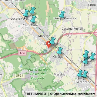 Mappa Via al Corbè, 22076 Mozzate CO, Italia (2.92667)