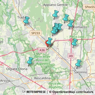 Mappa Via al Corbè, 22076 Mozzate CO, Italia (3.90231)