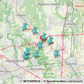 Mappa Via al Corbè, 22076 Mozzate CO, Italia (3.11)