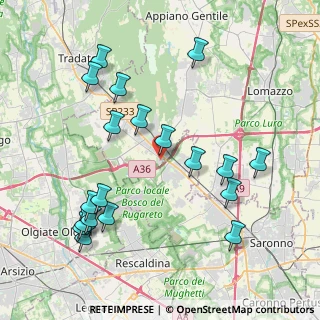 Mappa Via al Corbè, 22076 Mozzate CO, Italia (4.48947)
