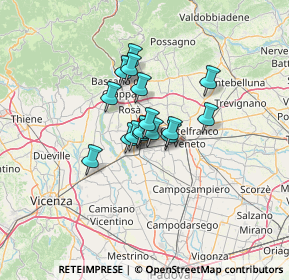 Mappa Viale dell'Artigianato, 35013 Cittadella PD, Italia (7.89313)