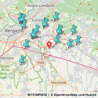 Mappa Via Maestri del Lavoro, 24060 Brusaporto BG, Italia (4.46053)