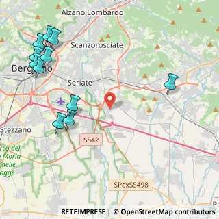 Mappa Via Maestri del Lavoro, 24060 Brusaporto BG, Italia (5.67909)