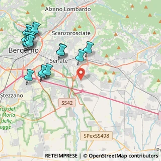 Mappa Via Maestri del Lavoro, 24060 Brusaporto BG, Italia (5.34833)