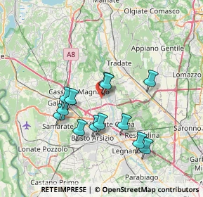 Mappa Via Luigi Einaudi, 21054 Fagnano Olona VA, Italia (6.29308)