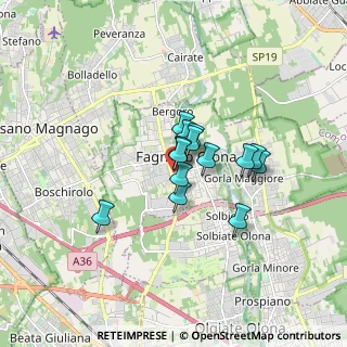 Mappa Via Luigi Einaudi, 21054 Fagnano Olona VA, Italia (1.04357)