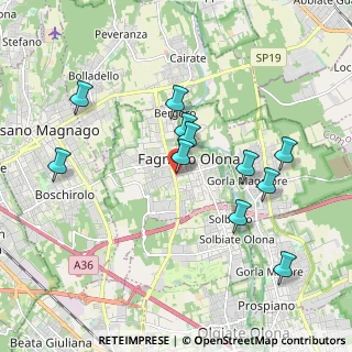 Mappa Via Luigi Einaudi, 21054 Fagnano Olona VA, Italia (1.85091)