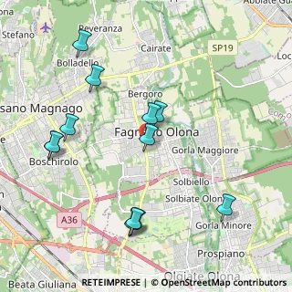 Mappa Via Luigi Einaudi, 21054 Fagnano Olona VA, Italia (2.16917)