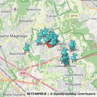Mappa Via Luigi Einaudi, 21054 Fagnano Olona VA, Italia (1.245)