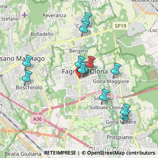 Mappa Via Luigi Einaudi, 21054 Fagnano Olona VA, Italia (1.88917)