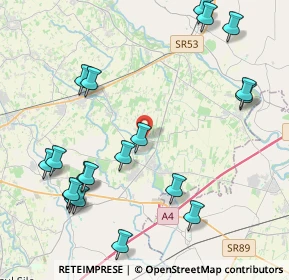 Mappa Via San Pietro Novello, 31050 Monastier di Treviso TV, Italia (5.0005)