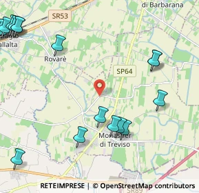 Mappa Via San Pietro Novello, 31050 Monastier di Treviso TV, Italia (3.29)