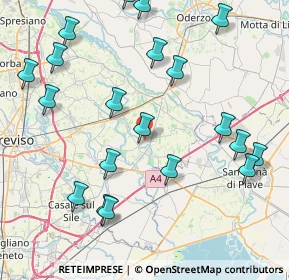 Mappa Via San Pietro Novello, 31050 Monastier di Treviso TV, Italia (9.704)