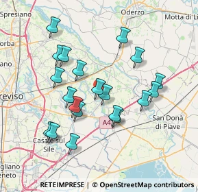 Mappa Via San Pietro Novello, 31050 Monastier di Treviso TV, Italia (6.972)