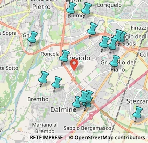 Mappa Via dei Senteruoli, 24048 Treviolo BG, Italia (2.20471)