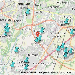 Mappa Via dei Senteruoli, 24048 Treviolo BG, Italia (3.194)