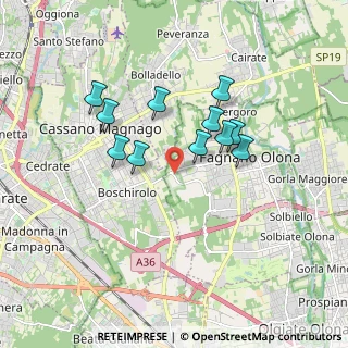 Mappa Collegamento SP22 - Autostrada Pedemontana Lombarda, 21054 Fagnano Olona VA, Italia (1.47455)