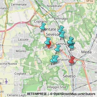 Mappa Via Goito, 20823 Lentate sul Seveso MB, Italia (1.48909)