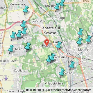 Mappa Via Goito, 20823 Lentate sul Seveso MB, Italia (2.669)