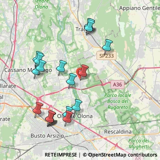 Mappa Via Giorgetti, 21050 Gorla Maggiore VA, Italia (4.51789)