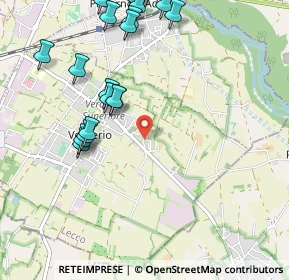 Mappa Via Resegone, 23878 Verderio superiore LC, Italia (1.2385)