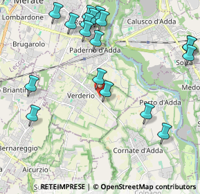 Mappa Via Resegone, 23878 Verderio superiore LC, Italia (2.50056)