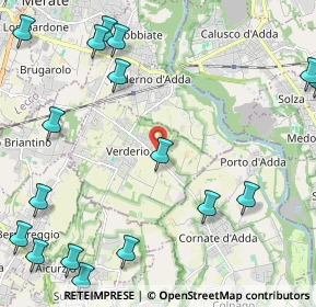 Mappa Via Resegone, 23878 Verderio superiore , 23878 Verderio superiore (3.24263)