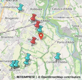 Mappa Via Resegone, 23878 Verderio superiore , 23878 Verderio superiore (2.45727)