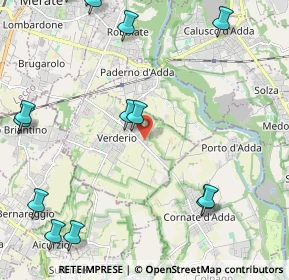 Mappa Via Resegone, 23878 Verderio superiore LC, Italia (2.975)