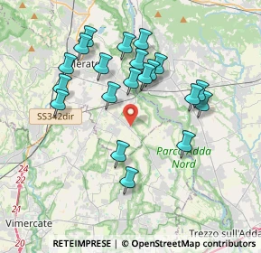 Mappa Via Resegone, 23878 Verderio superiore LC, Italia (3.551)