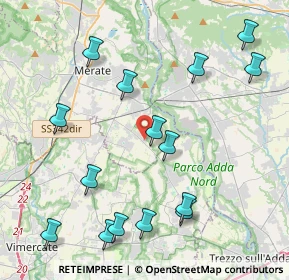 Mappa Via Resegone, 23878 Verderio superiore LC, Italia (4.74867)