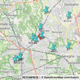 Mappa Via Sant'Agostino, 20821 Meda MB, Italia (2.19364)
