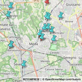 Mappa Via Sant'Agostino, 20821 Meda MB, Italia (2.33467)