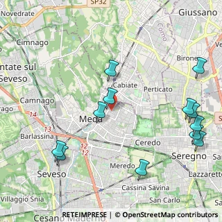 Mappa Via Sant'Agostino, 20821 Meda MB, Italia (2.54917)