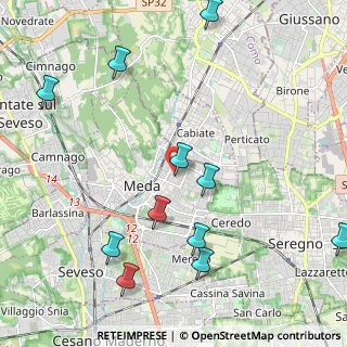 Mappa Via Sant'Agostino, 20821 Meda MB, Italia (2.53545)