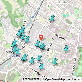 Mappa Via Sant'Agostino, 20821 Meda MB, Italia (0.6)