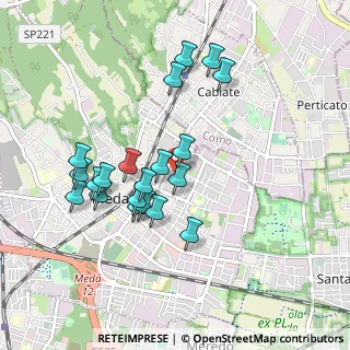 Mappa Via Sant'Agostino, 20821 Meda MB, Italia (0.859)