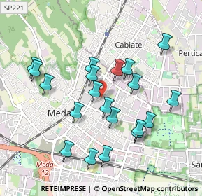 Mappa Via Sant'Agostino, 20821 Meda MB, Italia (0.911)