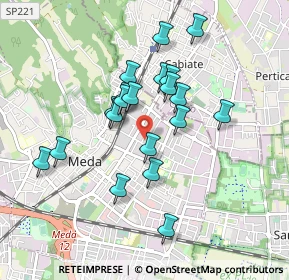 Mappa Via Sant'Agostino, 20821 Meda MB, Italia (0.7755)