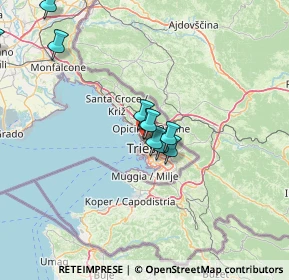 Mappa Via Lionello Stock, 34135 Trieste TS, Italia (21.26667)
